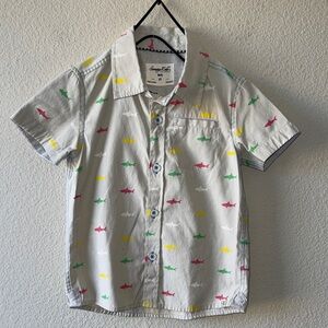 Sovereign Code Toddler Boy Button Down Shirt Size 3T EUC